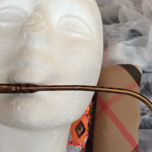 Burberry Brown Rectangle Optical Eyeglasses Frames - Picture 5 of 11